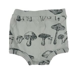 Kate Quinn Blue Mushrooms Bloomers Size 12-18 Months Organic Cotton